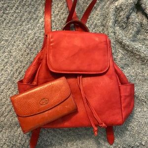 Vera Pell leather backpack & wallet